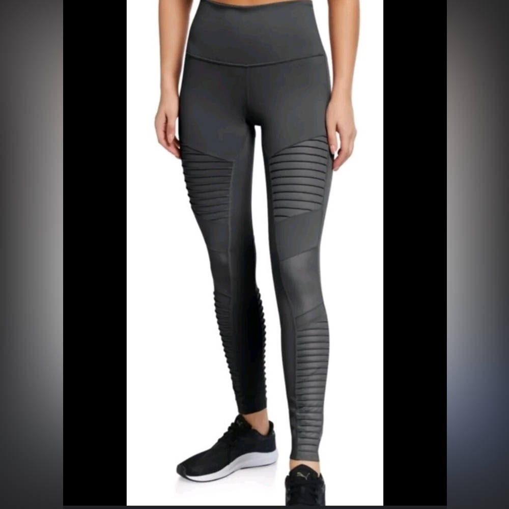 ALO Dark Gray Moto Legging M